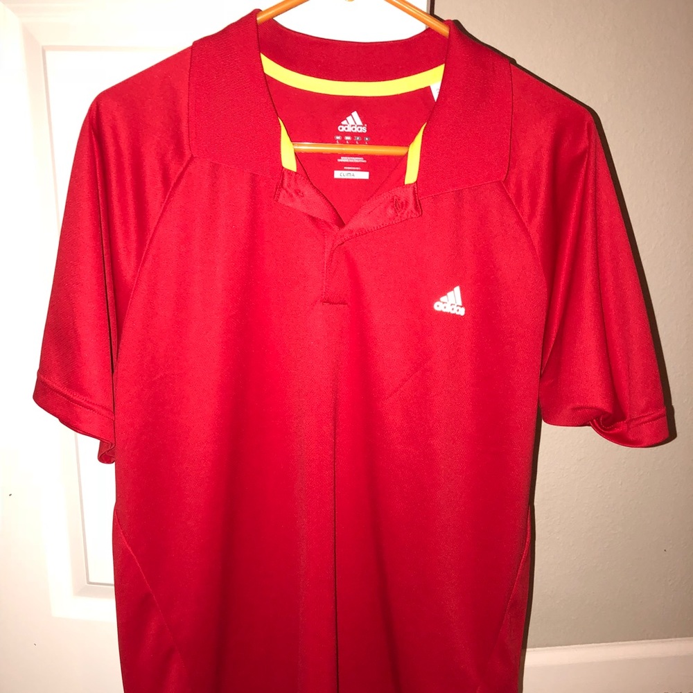 Red Adidas Polo